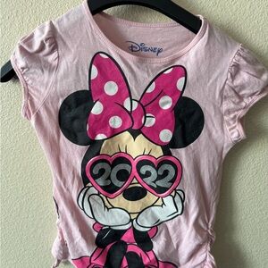 Disney Pink Minnie Mouse 2022 Kids Tee
